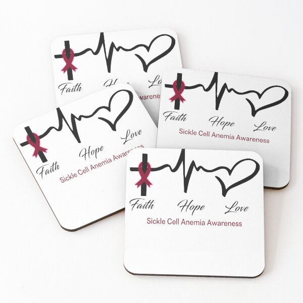 Item preview, Faith Hope Love Sickle Cell Anemia Awareness designed and sold by frechettee.