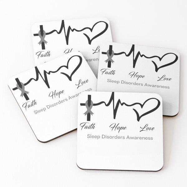 Item preview, Faith Hope Love Sleep Disorders Awareness designed and sold by frechettee.