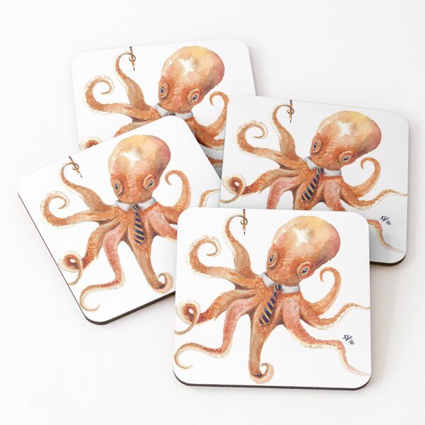 Item preview, Nerdy Octopus designed and sold by sarahvogelart.