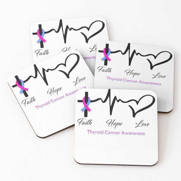 Item preview, Faith Hope Love Thyroid Cancer Awareness designed and sold by frechettee.