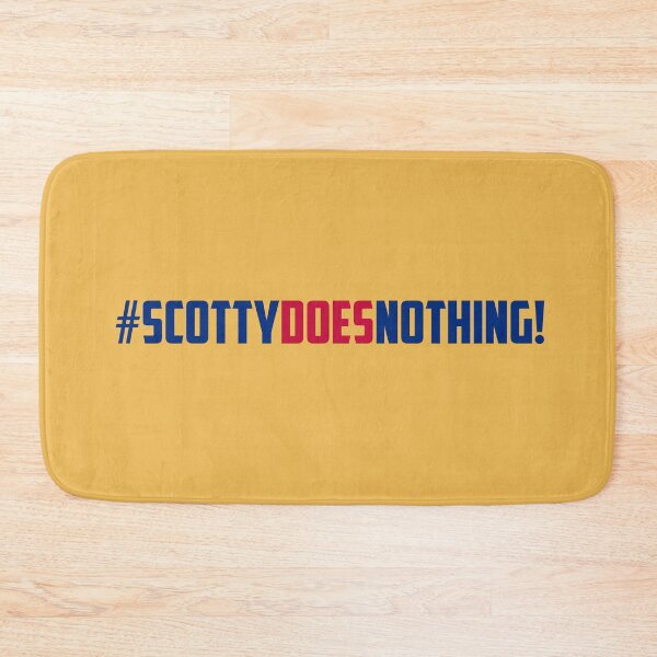 Item preview, #SCOTTYDOESNOTHING  SCOTTY DOES NOTHING designed and sold by Giovanni's  Brown Quotes.