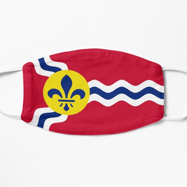 Flag of St. Louis Flat Mask
