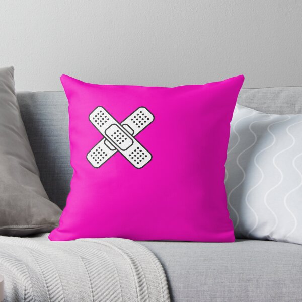 Band Aid Throw Pillow