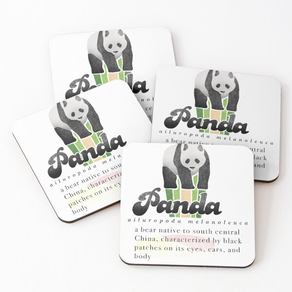 Item preview, Faded panda fact card designed and sold by bleachersbracelets.