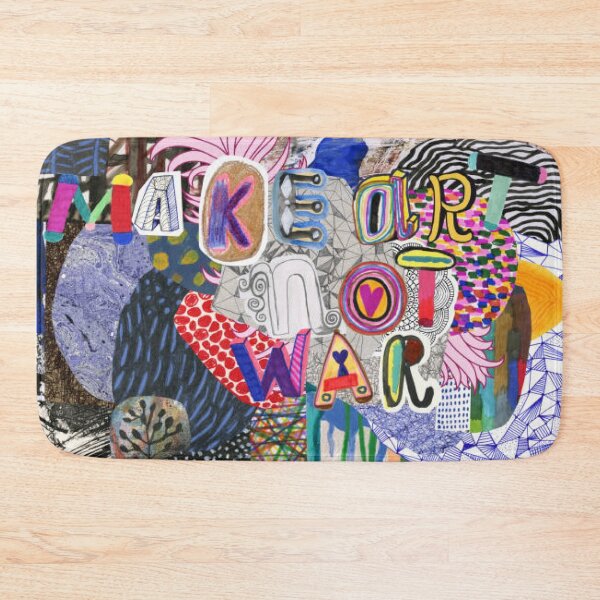 Item preview, Make Art Not War designed and sold by bohokitty.