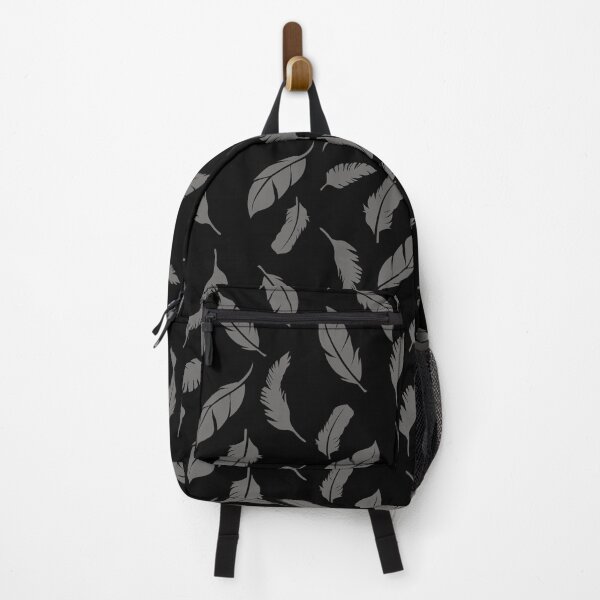 Item preview, Floating Feathers - Gray on Black designed and sold by Positivet21.