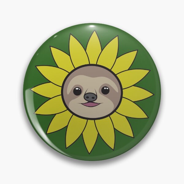 Item preview, Sloth Sunflower designed and sold by alexisrg.
