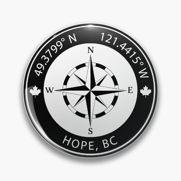 Item preview, Hope, British Columbia Geographical Coordinates designed and sold by TeeOhGraphics.