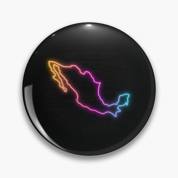 Item preview, Mexico Neon Outline - Retrowave Multicolor Glow designed and sold by dylanxh.