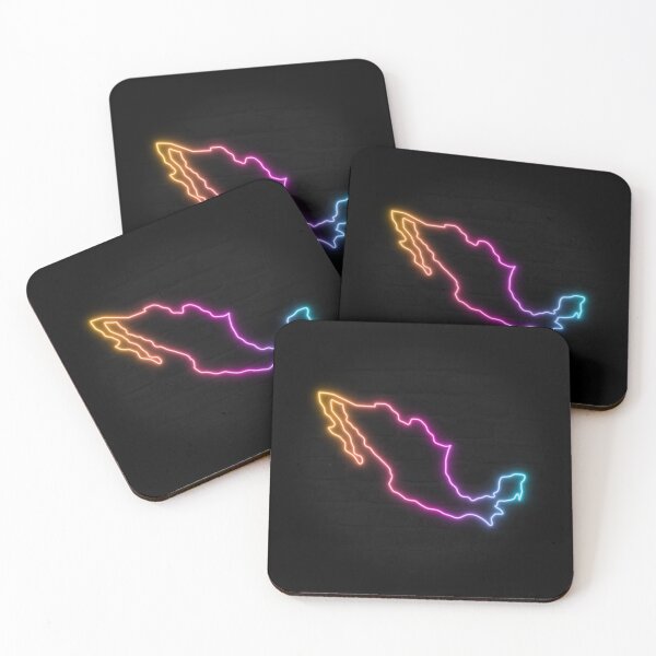 Item preview, Mexico Neon Outline - Retrowave Multicolor Glow designed and sold by dylanxh.