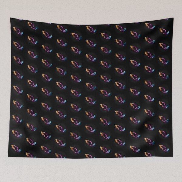 Item preview, Mexico Neon Outline - Retrowave Multicolor Glow designed and sold by dylanxh.