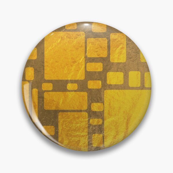 Item preview, Gold rounded rectangles pattern designed and sold by KIKOOSTORE.