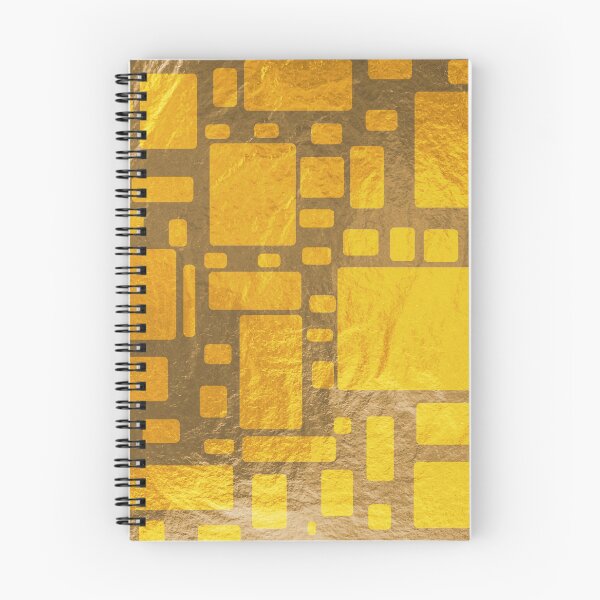 Item preview, Gold rounded rectangles pattern designed and sold by KIKOOSTORE.