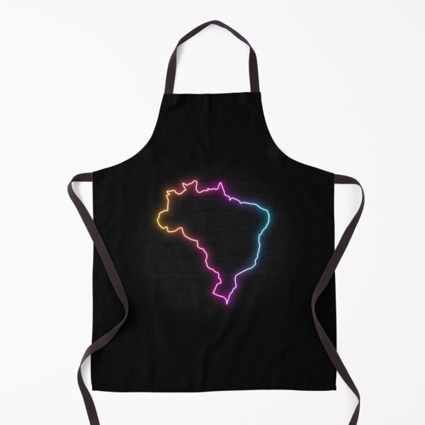 Item preview, Brazil Neon Outline - Retrowave Multicolor Glow designed and sold by dylanxh.