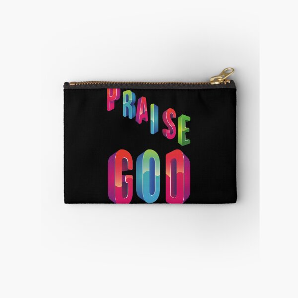 Item preview, Praise GOD-Black Background  designed and sold by Trendi61.