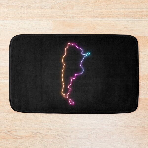 Item preview, Argentina Neon Outline - Retrowave Multicolor Glow designed and sold by dylanxh.