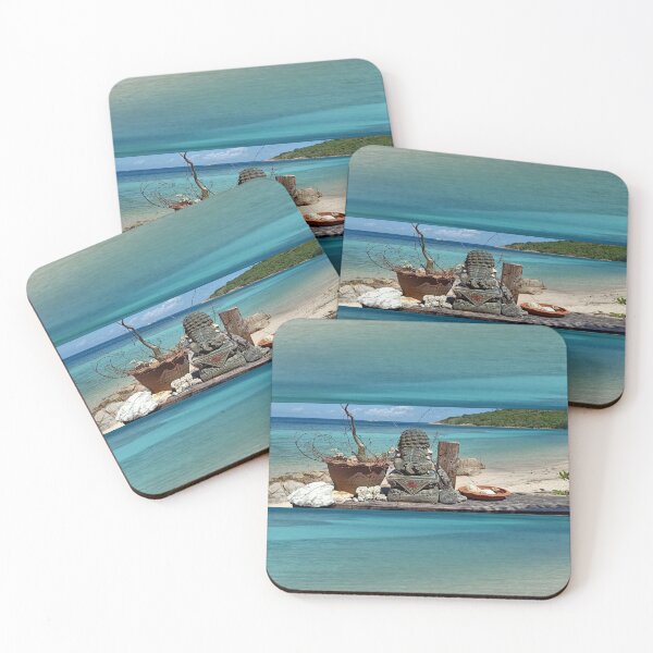 Item preview,  Asian dreamy beach with turquoise sea view designed and sold by vibeno1.