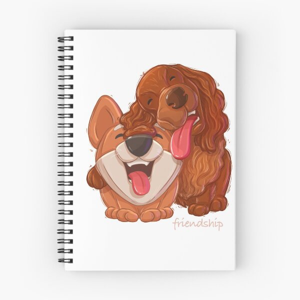 Item preview, Corgi dog and Cocker Spaniel Friendship  designed and sold by kriskisisback.