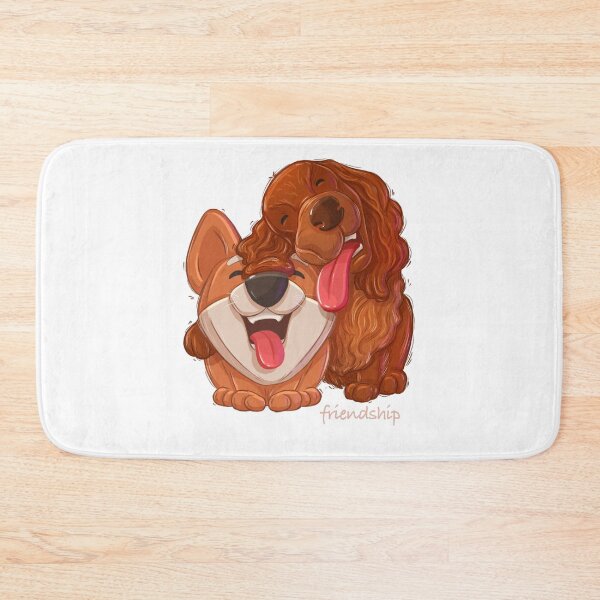 Item preview, Corgi dog and Cocker Spaniel Friendship  designed and sold by kriskisisback.
