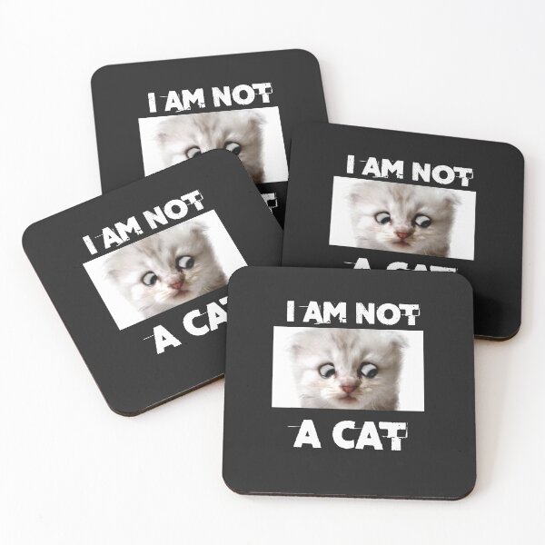 Item preview, Funny shirt I am not a cat  designed and sold by boxofstories.