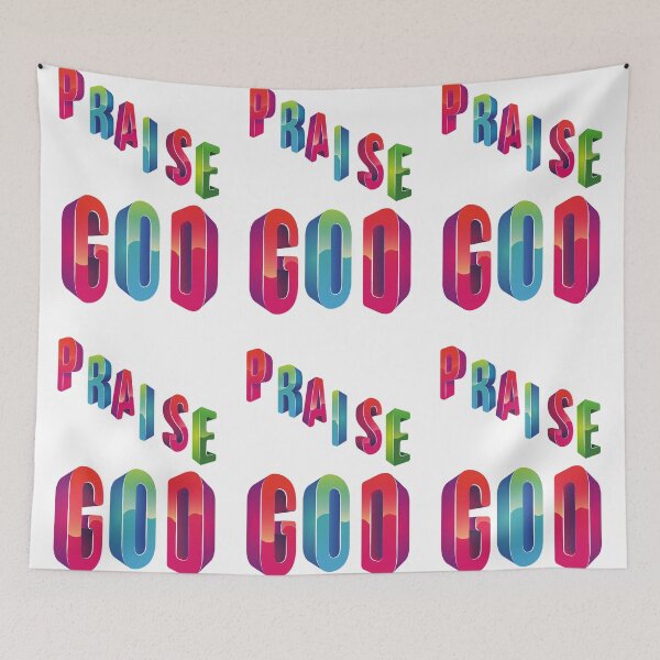 Item preview, Praise GOD-White Background  designed and sold by Trendi61.
