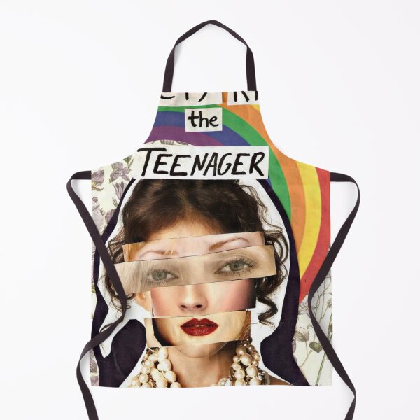 Item preview, Society Killed The Teenager - Design Art Print Collage designed and sold by Ruby Star.