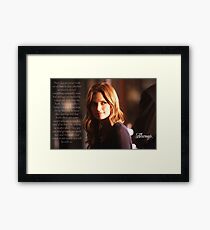 Kate Beckett Framed Print