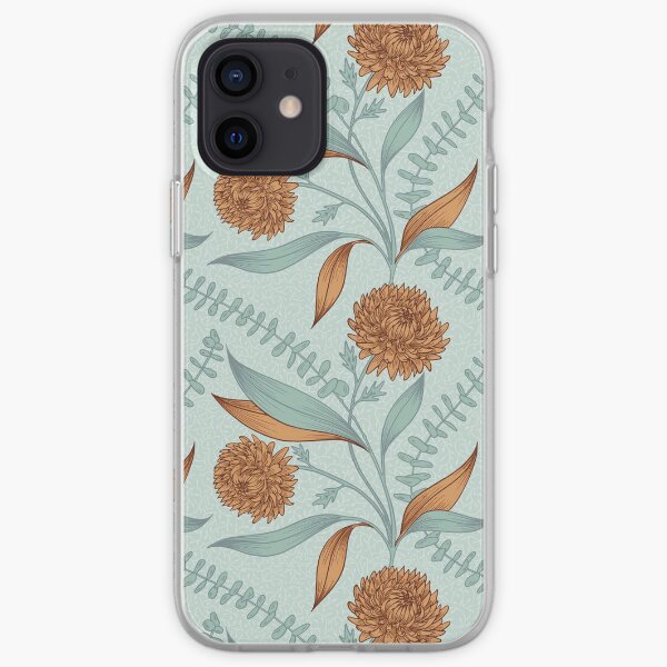 Winter Bouquet - Seafoam iPhone Soft Case