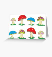 Magic Mushrooms! Greeting Card