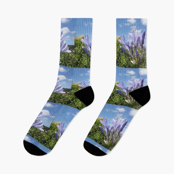 Item preview, Lavender Colored Flower against Blue Sky designed and sold by Anthony Macaluso.