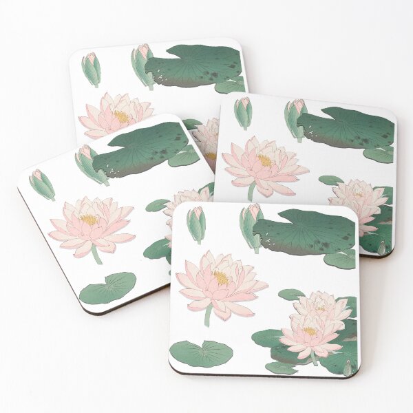 Item preview, Waterlilly Design Pink & Green designed and sold by Rachel Pile.