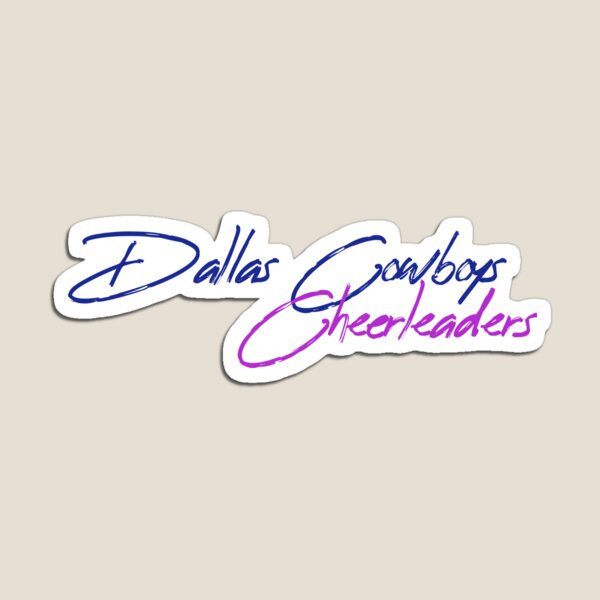 Dallas Cowboys Cheerleader Sticker for Sale by carolineomara