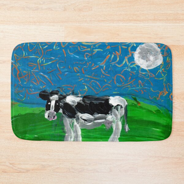 Item preview, "The Moon Was Beyond Her Reach" Cow designed and sold by Gelarie Johnson.