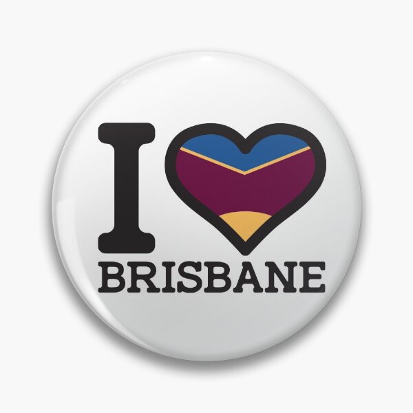 Item preview, “I love Brisbane” AFL & AFLW Inspired Apparels, Merchandise, T Shirts,Leggings, Skirt, Mask, Apron, Eco bag designed and sold by Ink Inc.
