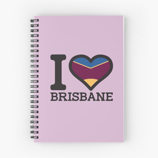 Item preview, “I love Brisbane” AFL & AFLW Inspired Apparels, Merchandise, T Shirts,Leggings, Skirt, Mask, Apron, Eco bag designed and sold by Ink Inc.