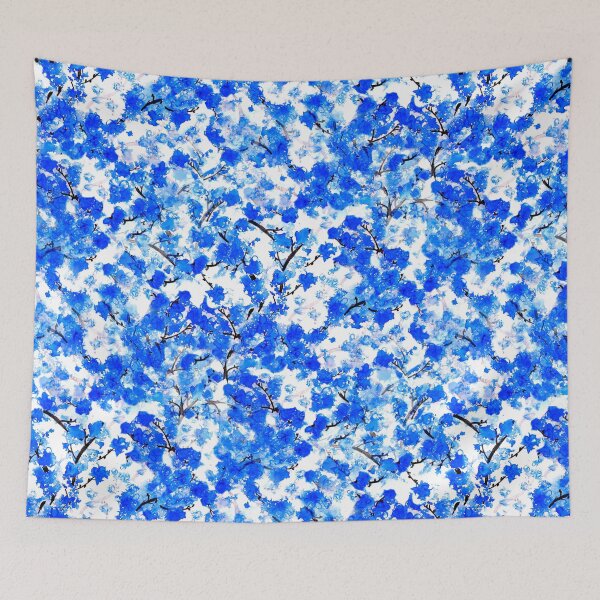 Item preview, Blue Cherry Blossoms designed and sold by Kathie Nichols.
