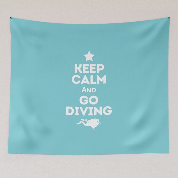 Item preview, Keep Calm And Go Diving designed and sold by StudioAquaLumos.