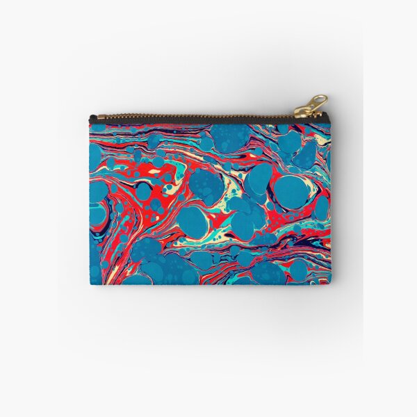 Item preview, Psychedelic Blue Red Marbled Paper designed and sold by Pepe Psyche.