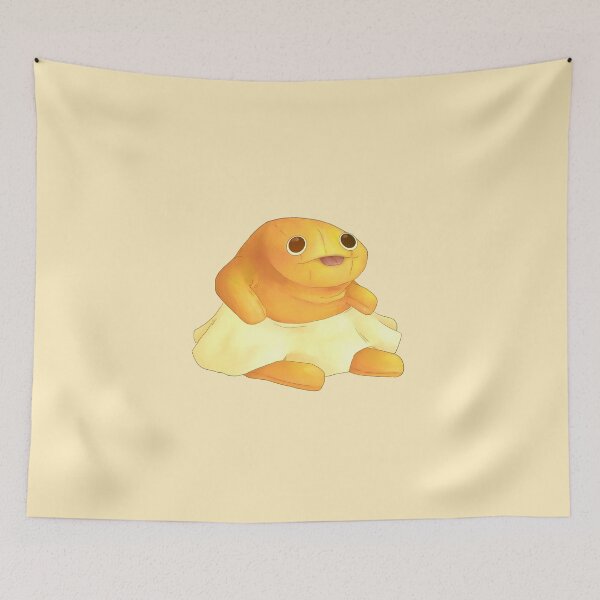 Item preview, silk frog plush - yellow  designed and sold by GarbageSalt.