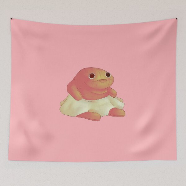 Item preview, silk frog plush - pink  designed and sold by GarbageSalt.