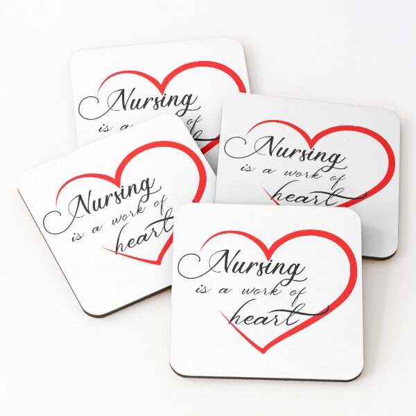 Item preview, Nursing is a Work of Heart designed and sold by mosvaa.