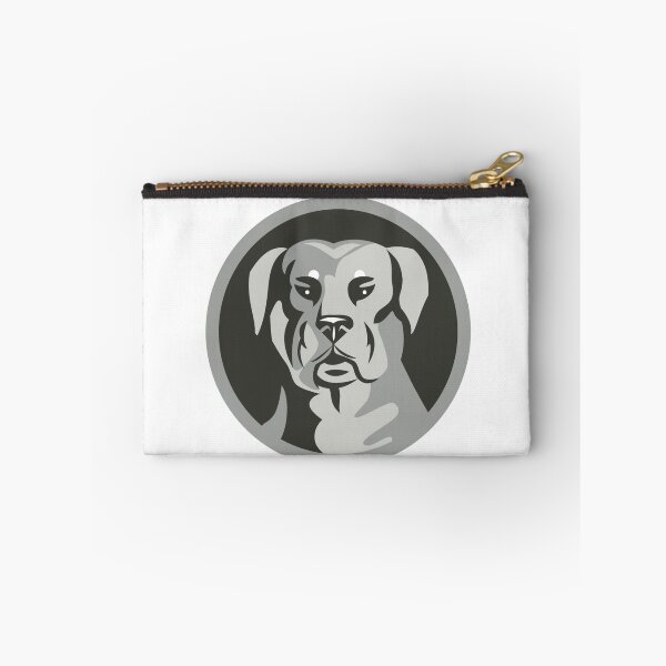 Item preview, Rottweiler Guard Dog Head Circle Black and White designed and sold by patrimonio.