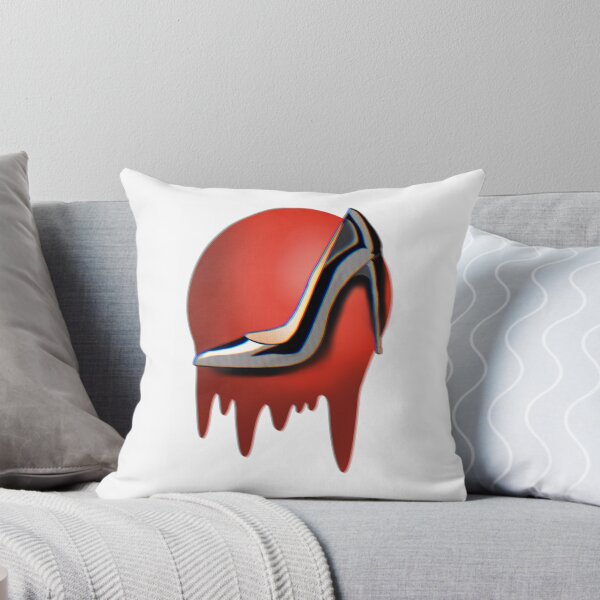 Item preview, Black Stiletto High Heel Over Red Dripping Circle designed and sold by gracesaliscad.