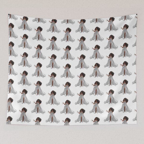 Item preview, Red Carpet Luxury Fashion Girl - Hand Illustrated Dark Skin Curvy Black Woman designed and sold by sociallynina.