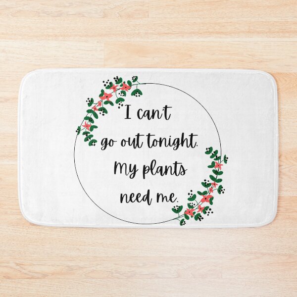 Item preview, I Cant Go Out Tonight, Plant Design designed and sold by Pique-Interest.