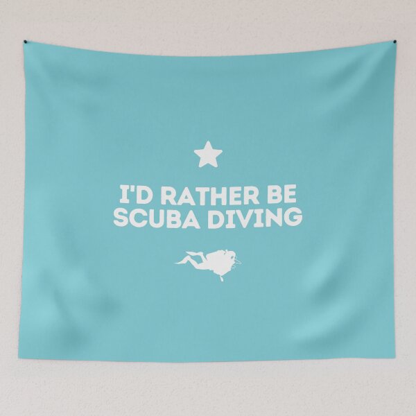 Item preview, I'd Rather Be Scuba Diving designed and sold by StudioAquaLumos.