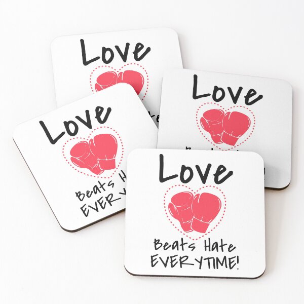 Item preview, Love Beats Hate Everytime | Black Lettering designed and sold by Masayakana.
