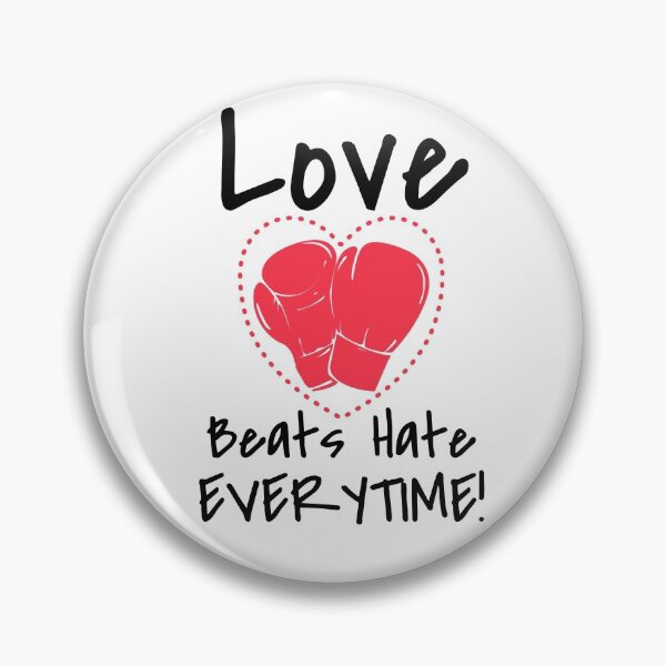 Item preview, Love Beats Hate Everytime | Black Lettering designed and sold by Masayakana.
