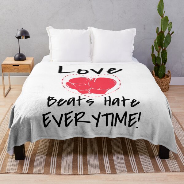 Item preview, Love Beats Hate Everytime | Black Lettering designed and sold by Masayakana.