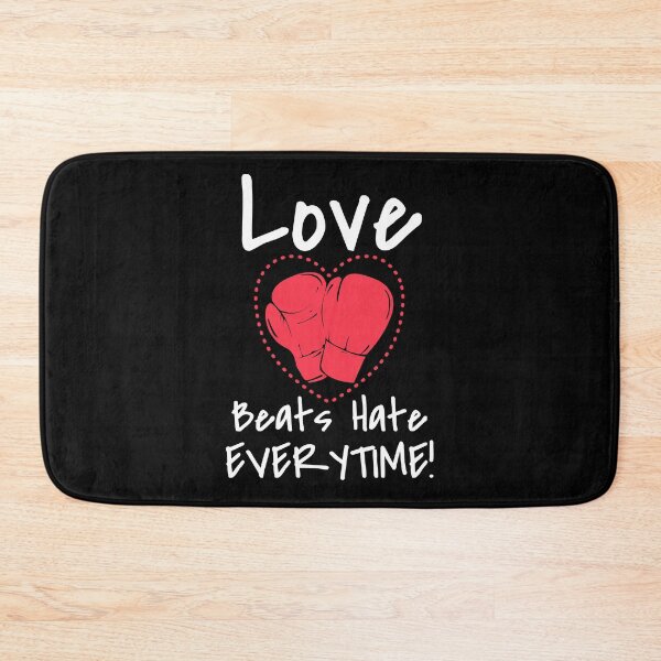 Item preview, Love Beats Hate Everytime | Red Heart WhiteText designed and sold by Masayakana.